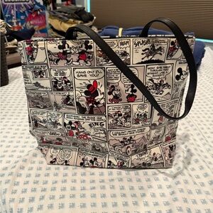 Kate Spade Disney X Mickey & Minnie Comic Tote Bag Purse